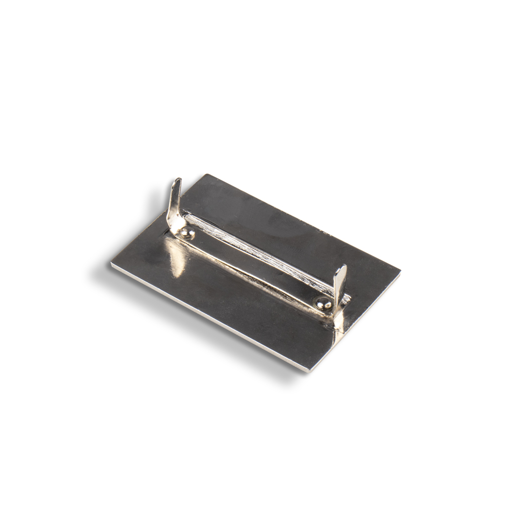 Placa de inox 6x4cm - Imagem 2
