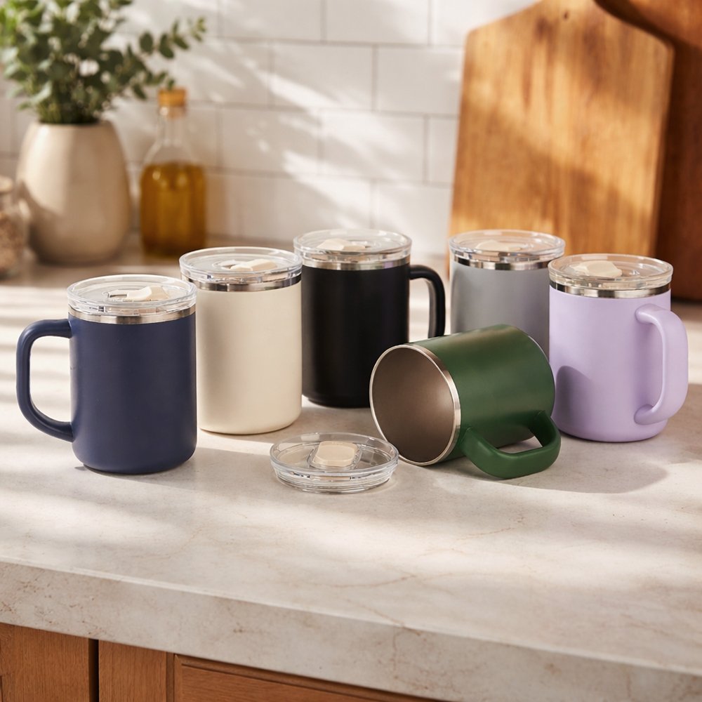 Caneca Parede Dupla 450ml - Firefly Brindes