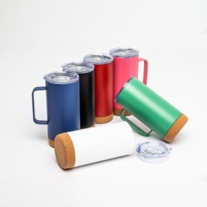 Caneca Térmica Personalizada com Cortiça 500ml