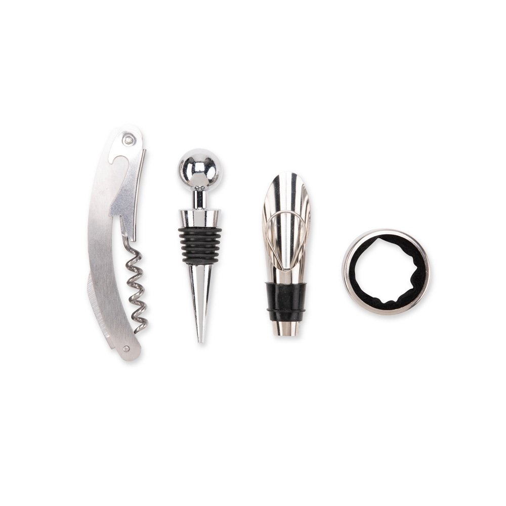 Kit Vinho 4 Peças com Estojo de Cortiça - Imagem 4